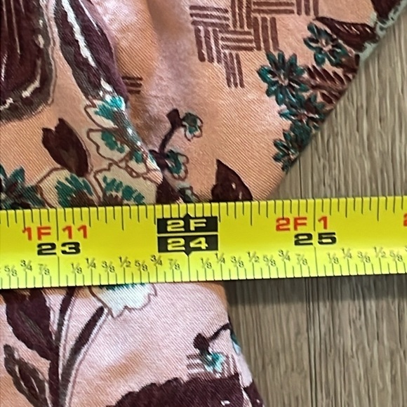 Angie Women’s Cardigan Kimono Small Pink Floral Open Front Longline Bohemian - Picture 9 of 11